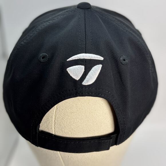 TaylorMade Hat Cap Strap‎ Back Black Golf Mens One Size Polyester Outdoor Sports - Picture 3 of 7